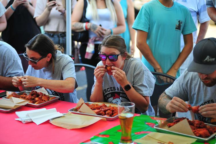 Hot Wing Eating Contest in Bridgeport, West Virginia, raises funds for
