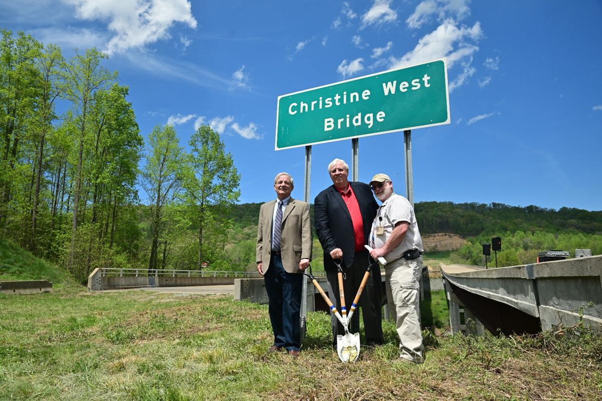 Justice, WV Department of Transportation officials break ground for