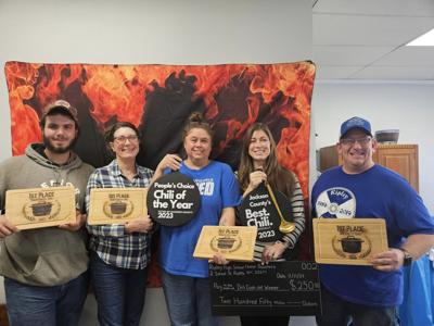 Chili cookoff winners