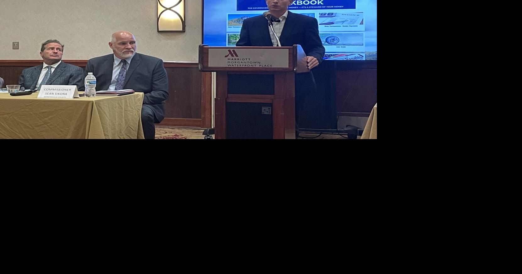 West Virginia auditor J.B. McCuskey visits discusses