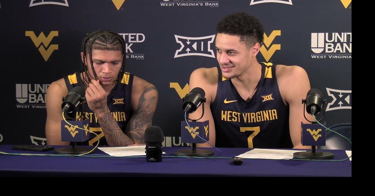 WVU Men's Basketball RaeQuan Battle Jesse Edwards Baylor Postgame Feb