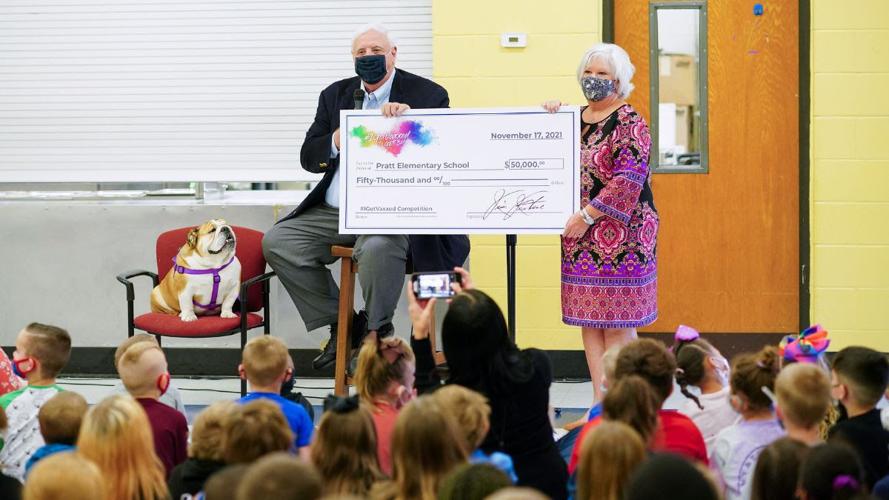 3 more schools presented with 50,000 check as "I Got Vaxxed