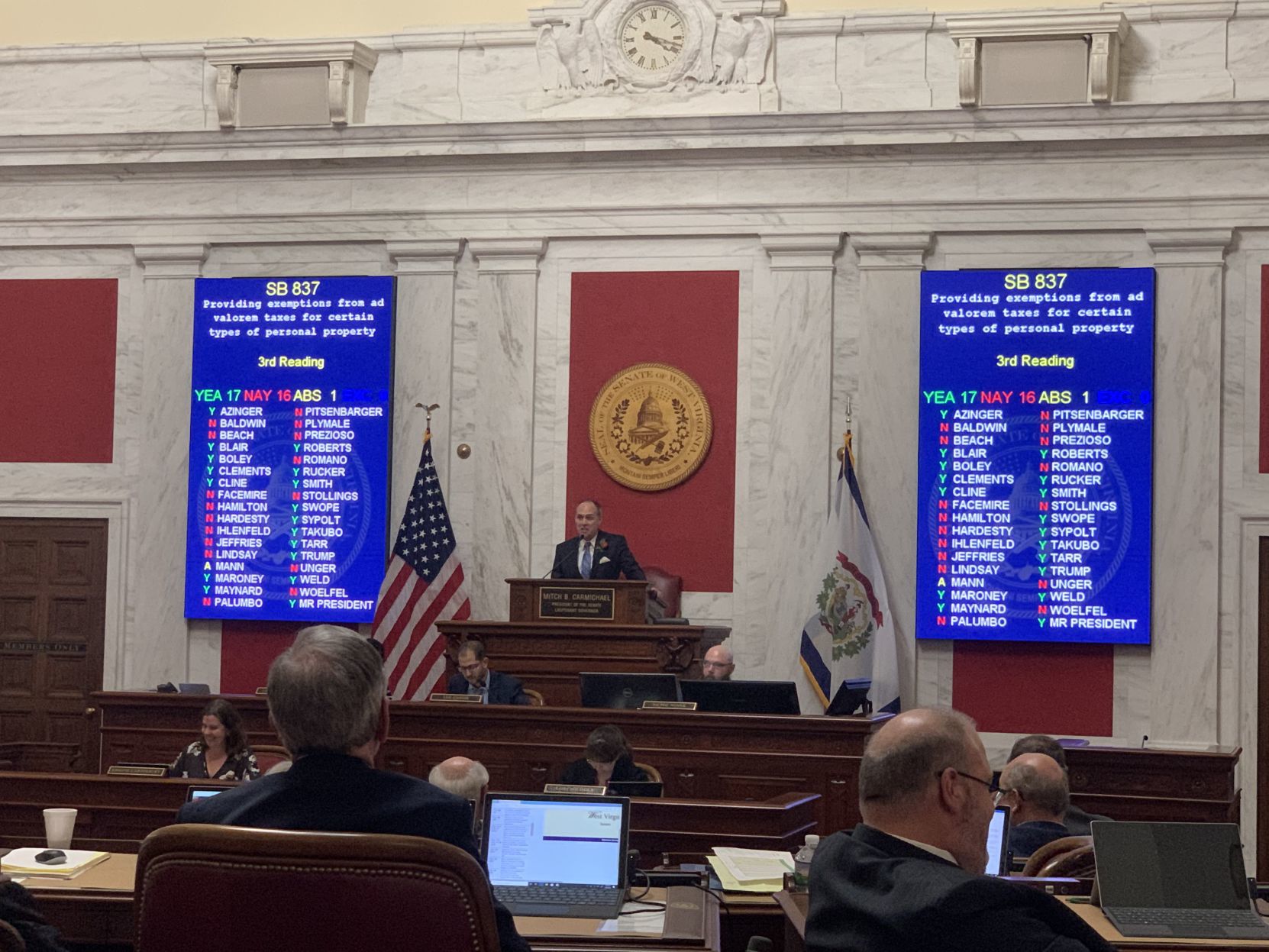 WV Senate Passes Tax Bill By 1 Vote | WV News | Wvnews.com