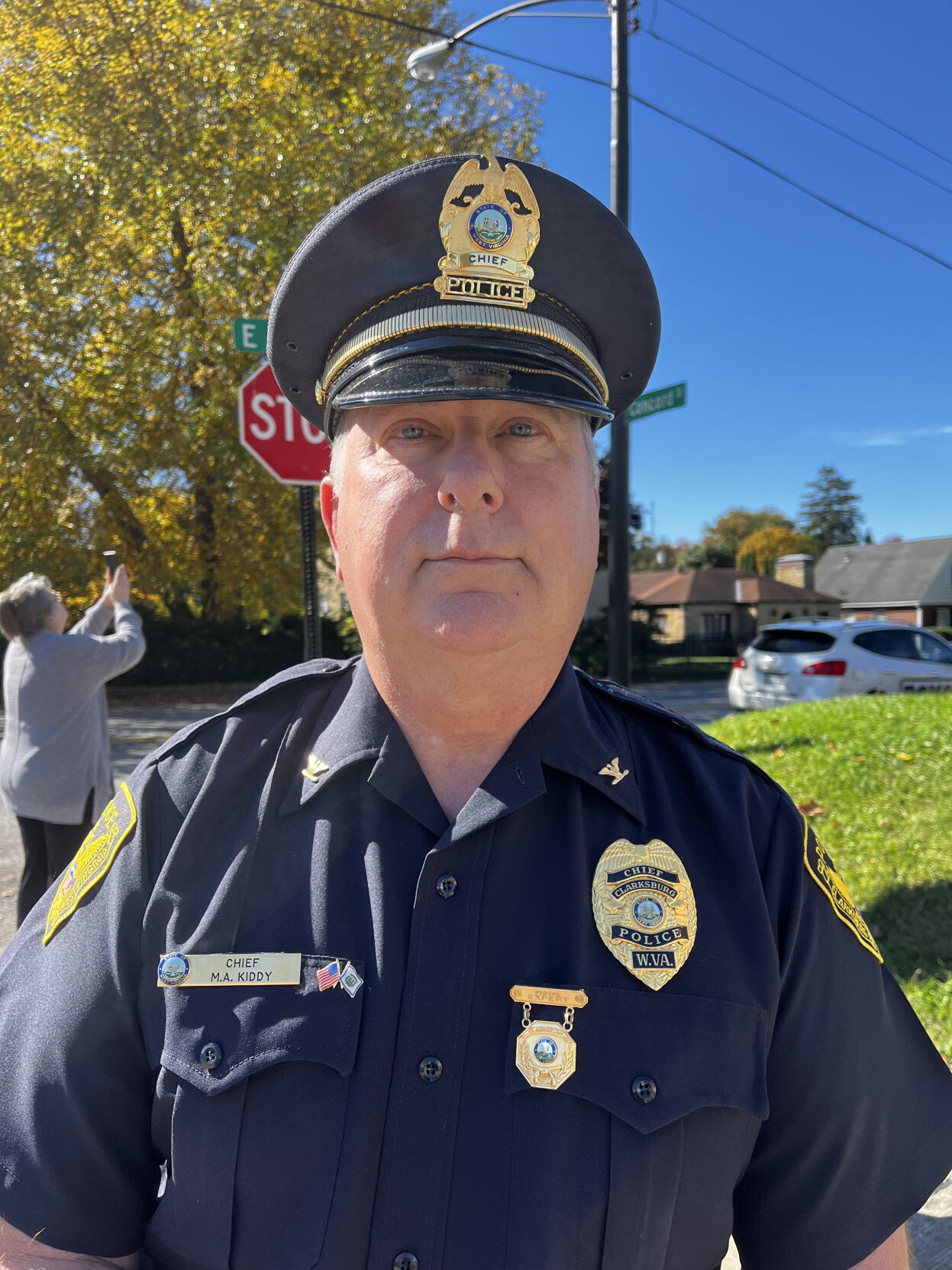 Harrison County (West Virginia) law enforcement officials offer holiday