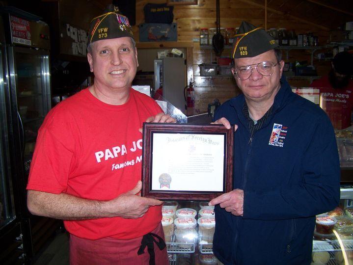 VFW Certificate of Appreciation | Fairmont News | wvnews.com