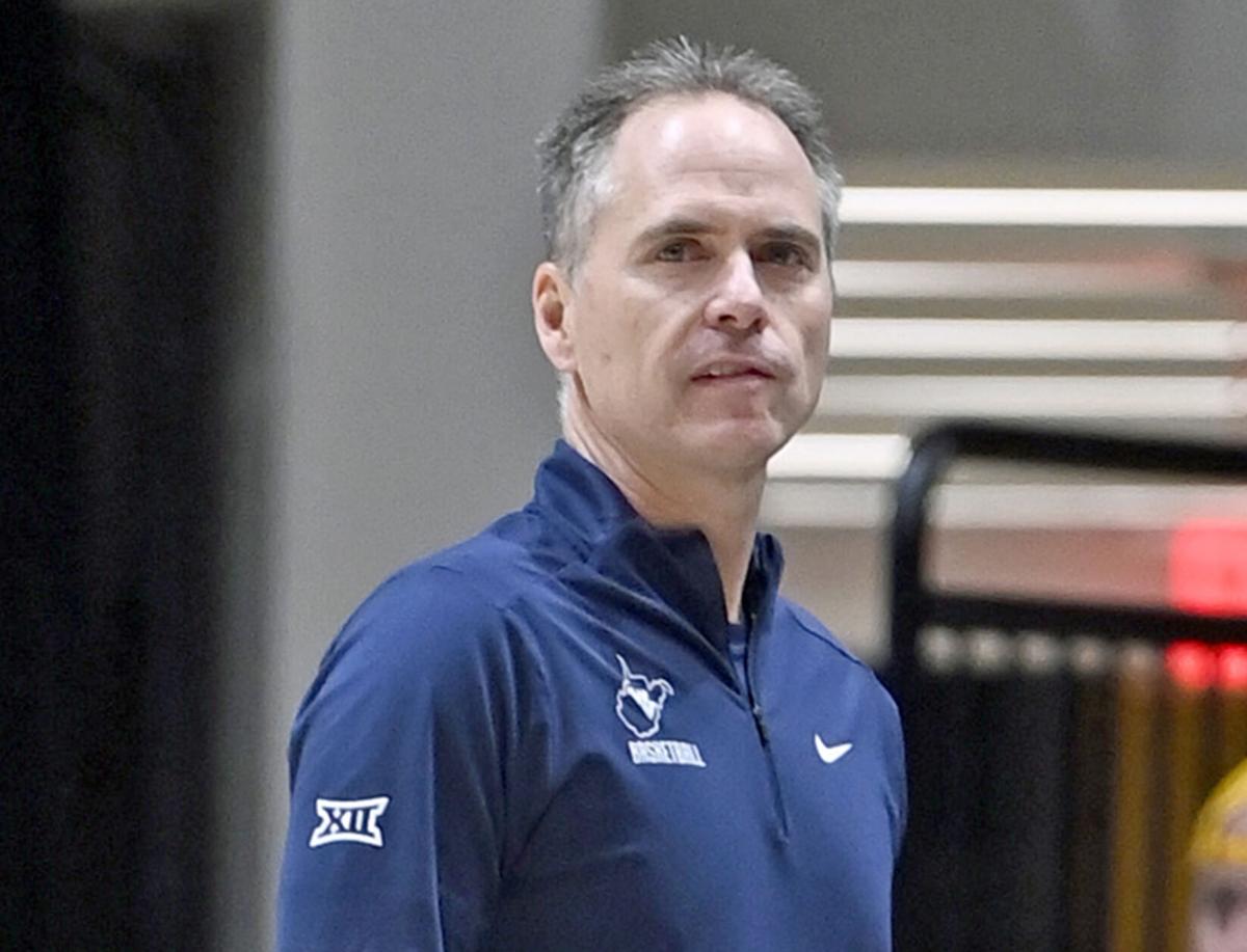 WVU Women's Basketball Mark Kellogg Front West Virginia University