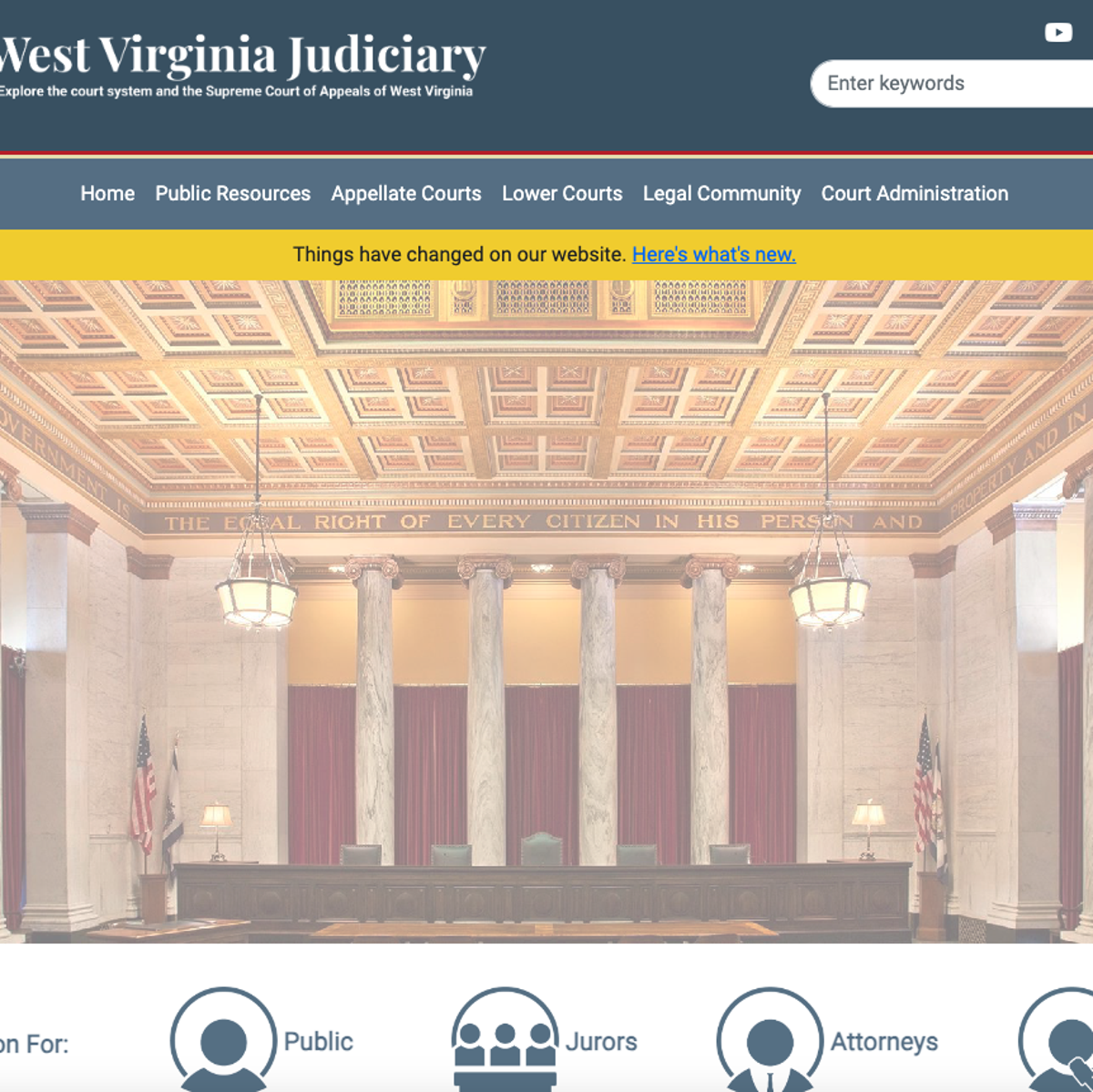 Website of supreme clearance court