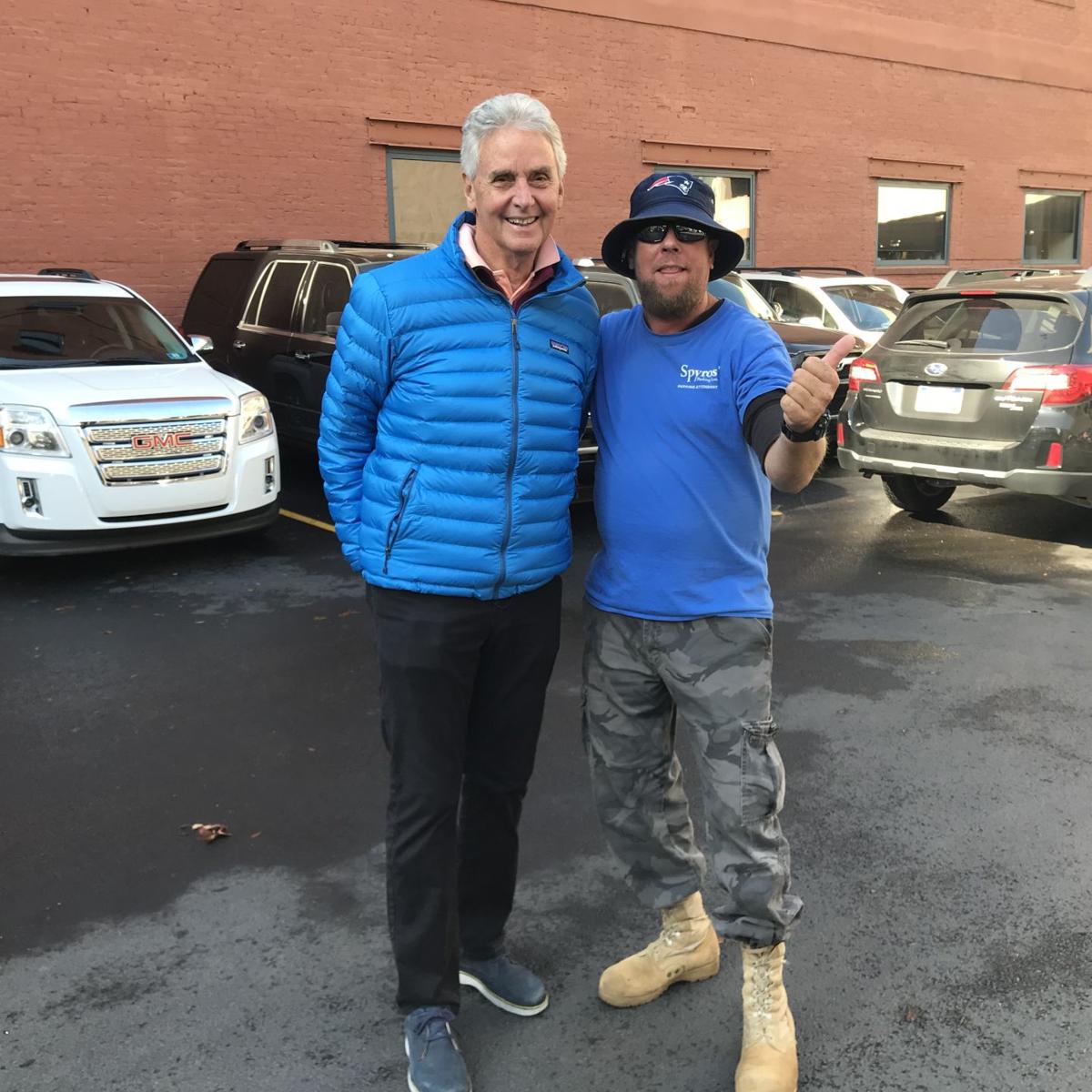 Taking a walk with Gaston Caperton, Former Governor enjoys anonymous