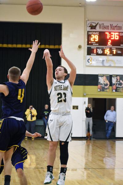 West Leads Irish To Regional Win Over Moorefield 85 42 High