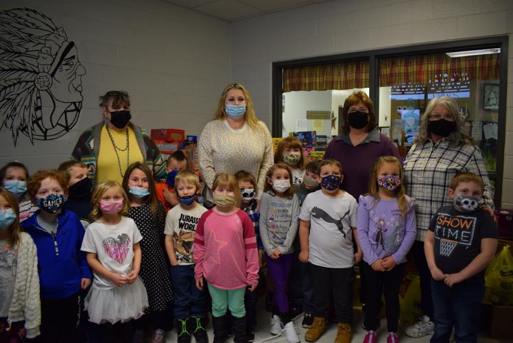 Johnson Elementary students support fellow Harrison County (West Virginia) students through food