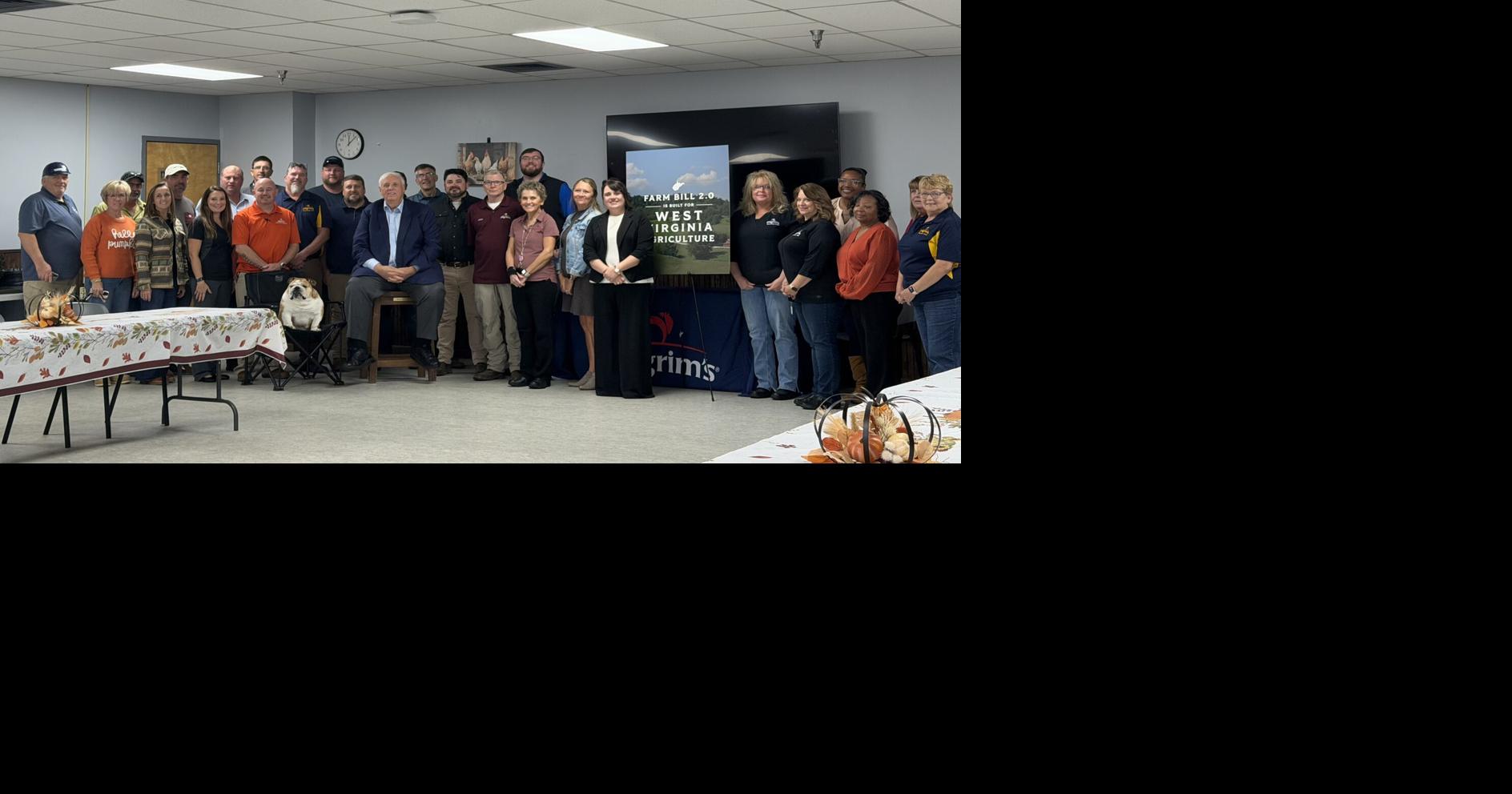 Senator Justice visits Pilgrim's Facility in Moorefield
