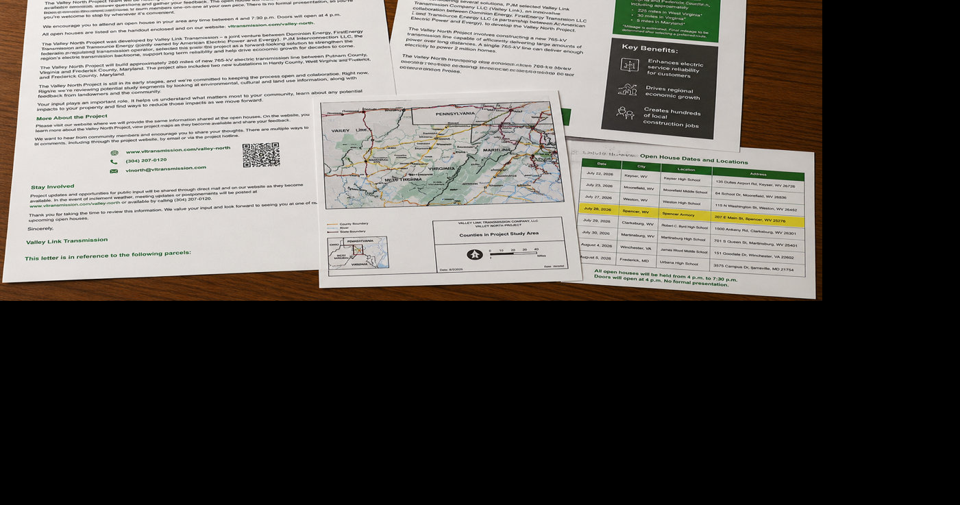 Public invited to Spencer open house on proposed Valley North transmission project