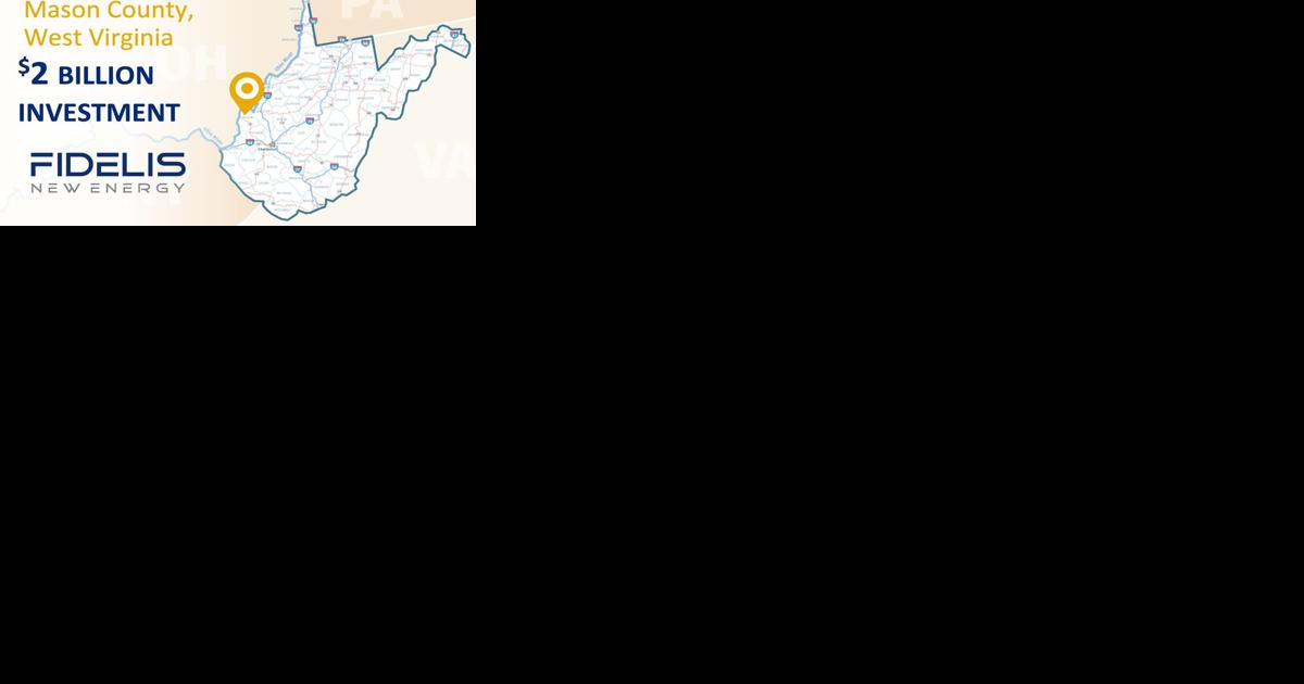 Gov. Justice announces Fidelis New Energy to build hydrogen project and data center campus in Mason County - Vimarsana News