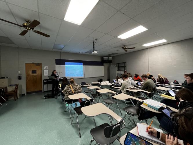 Harrison County (West Virginia) high school students react to being