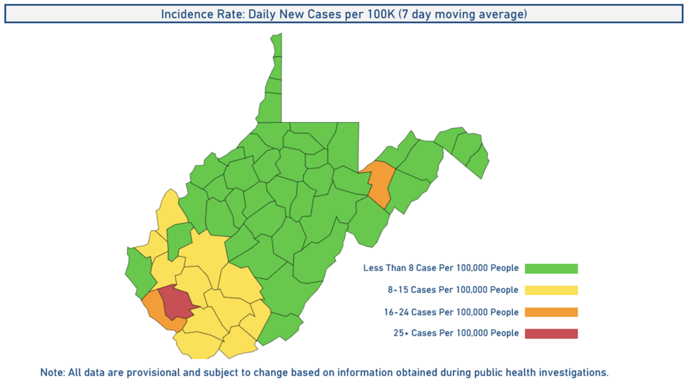 Officials West Virginia School Re Entry Metric To Give Less Notice To Parents Allow For More Cases Wv News Wvnews Com