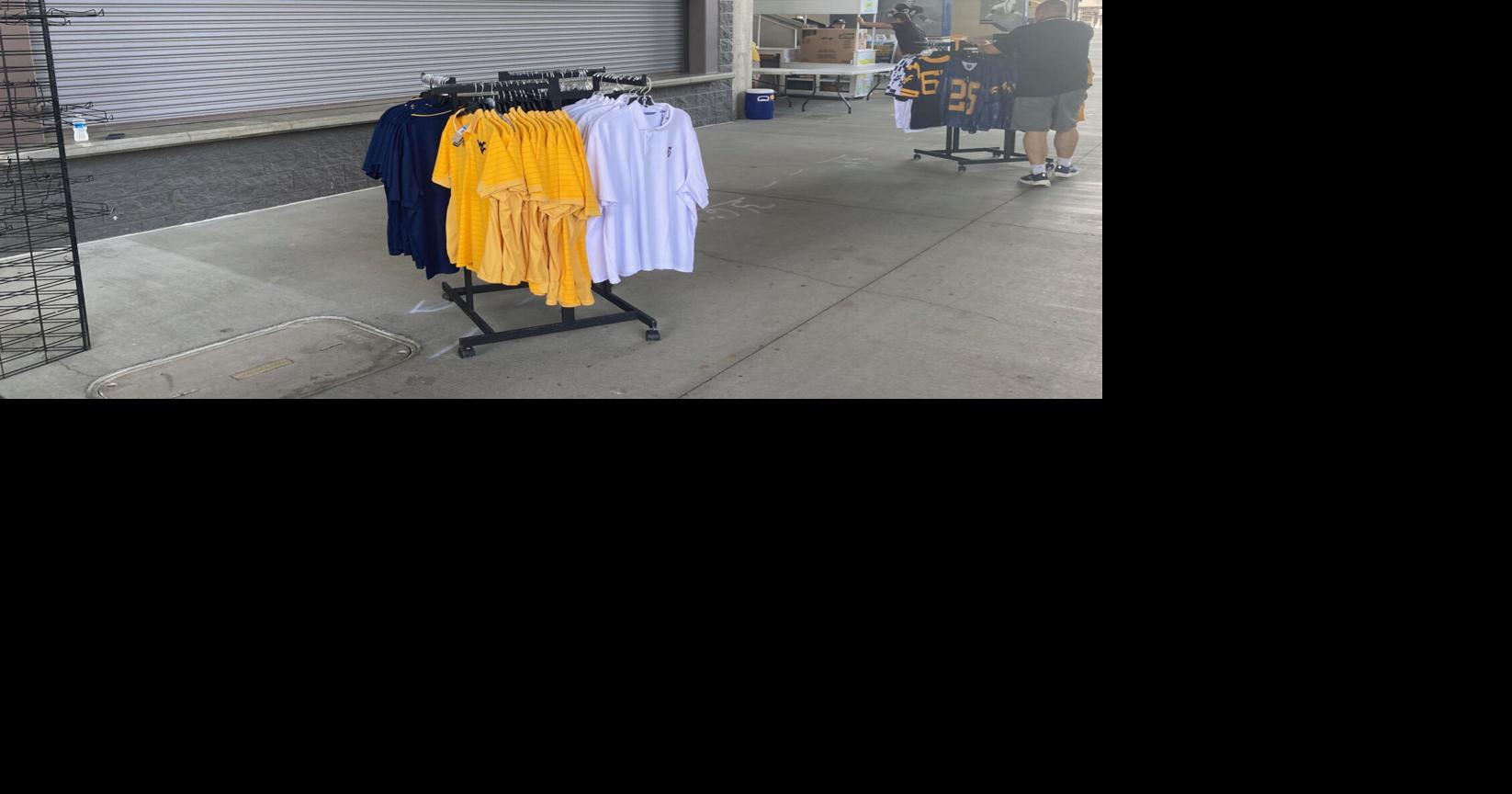 WVU football 0912 Team Shop front