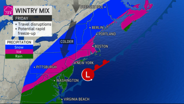 Winter storm bringing rain, ice to North Central West Virginia Friday ...