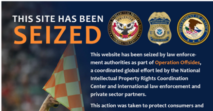 Seizes over 1,000 domains illegally streaming World Cup 2026 matches