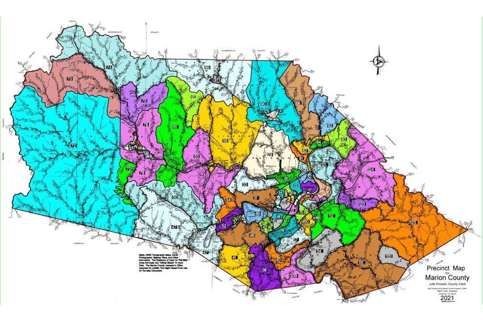 Marion Co. 2022 precinct map