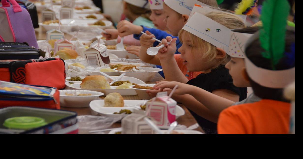 Norwood Elementary School prekindergarten students reenact the first