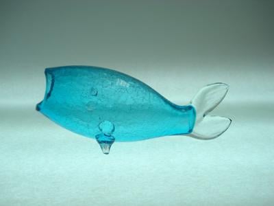 Blenko Cobalt Mini Glass Pitcher - Monticello Shop