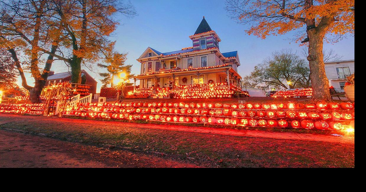 Kenova Pumpkin House Shines in 2024 with Thousands of Carved Pumpkins