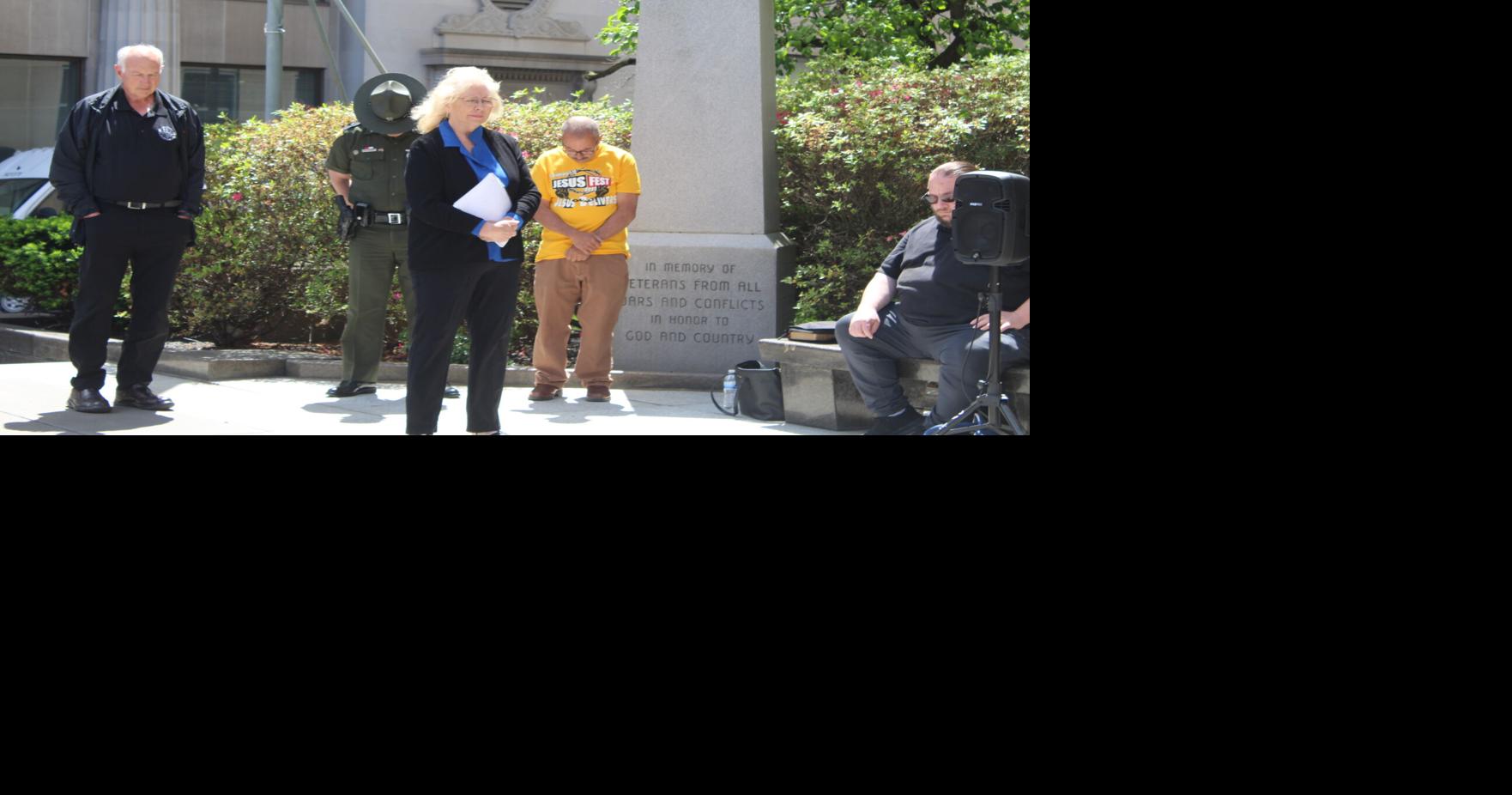 "Clarksburg needs prayer”: Community gathers for National Day of Prayer downtown