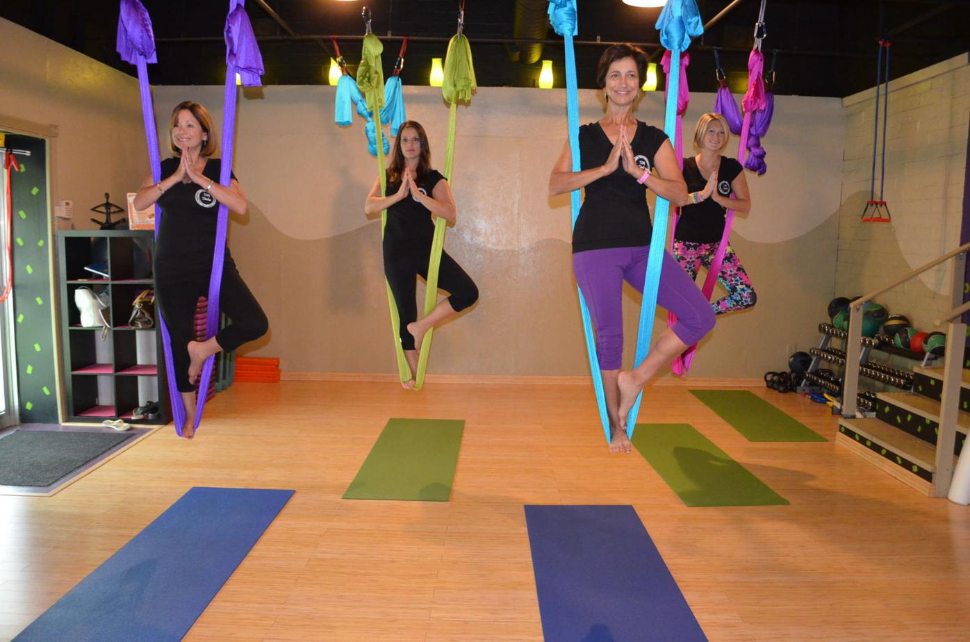 First area aerial yoga offers more than just a full body workout