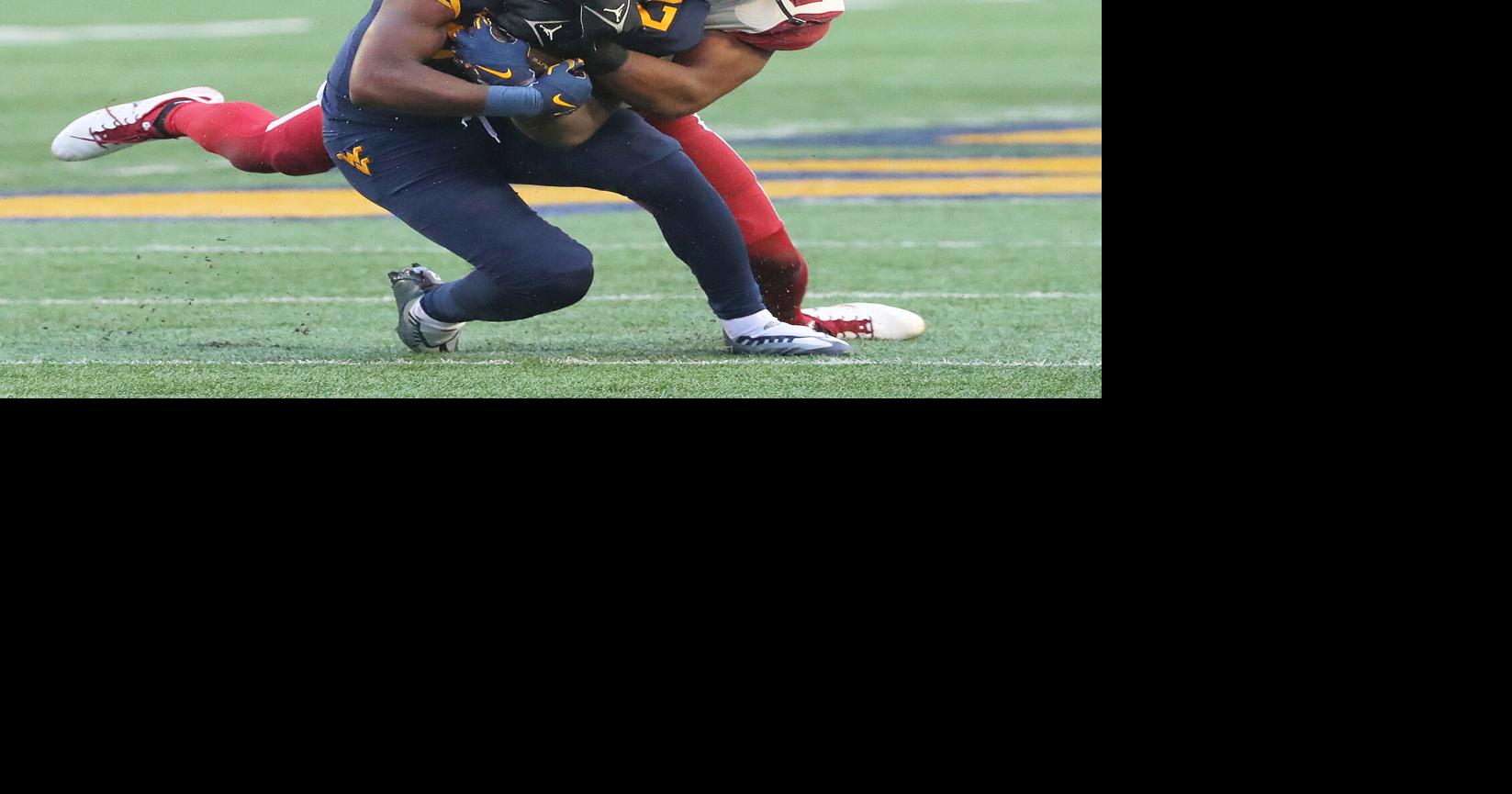 WVU Football Jaylen Anderson Front West Virginia University Sports