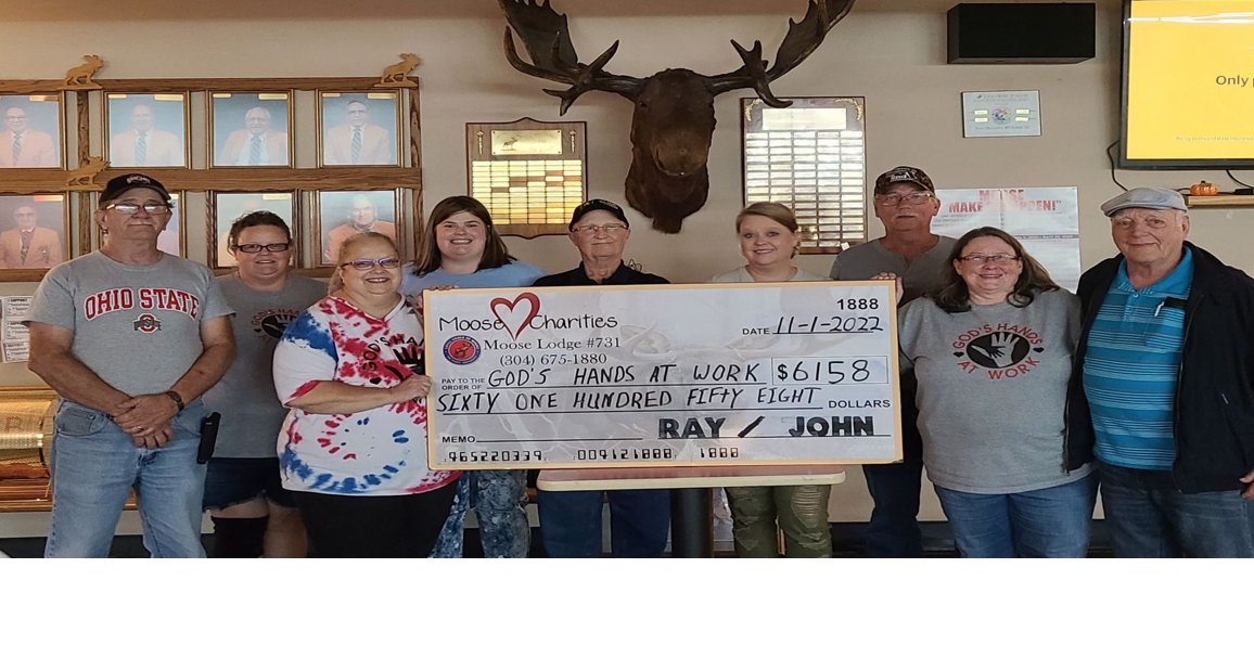 Point Pleasant Moose raise more than 00 for charity – WV News