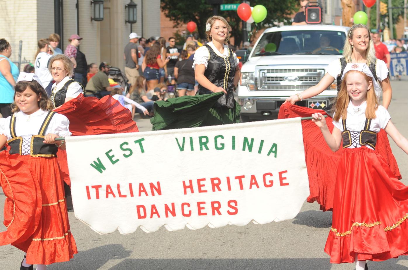 West Virginia Italian Heritage Festival Grand Feature Parade fills city