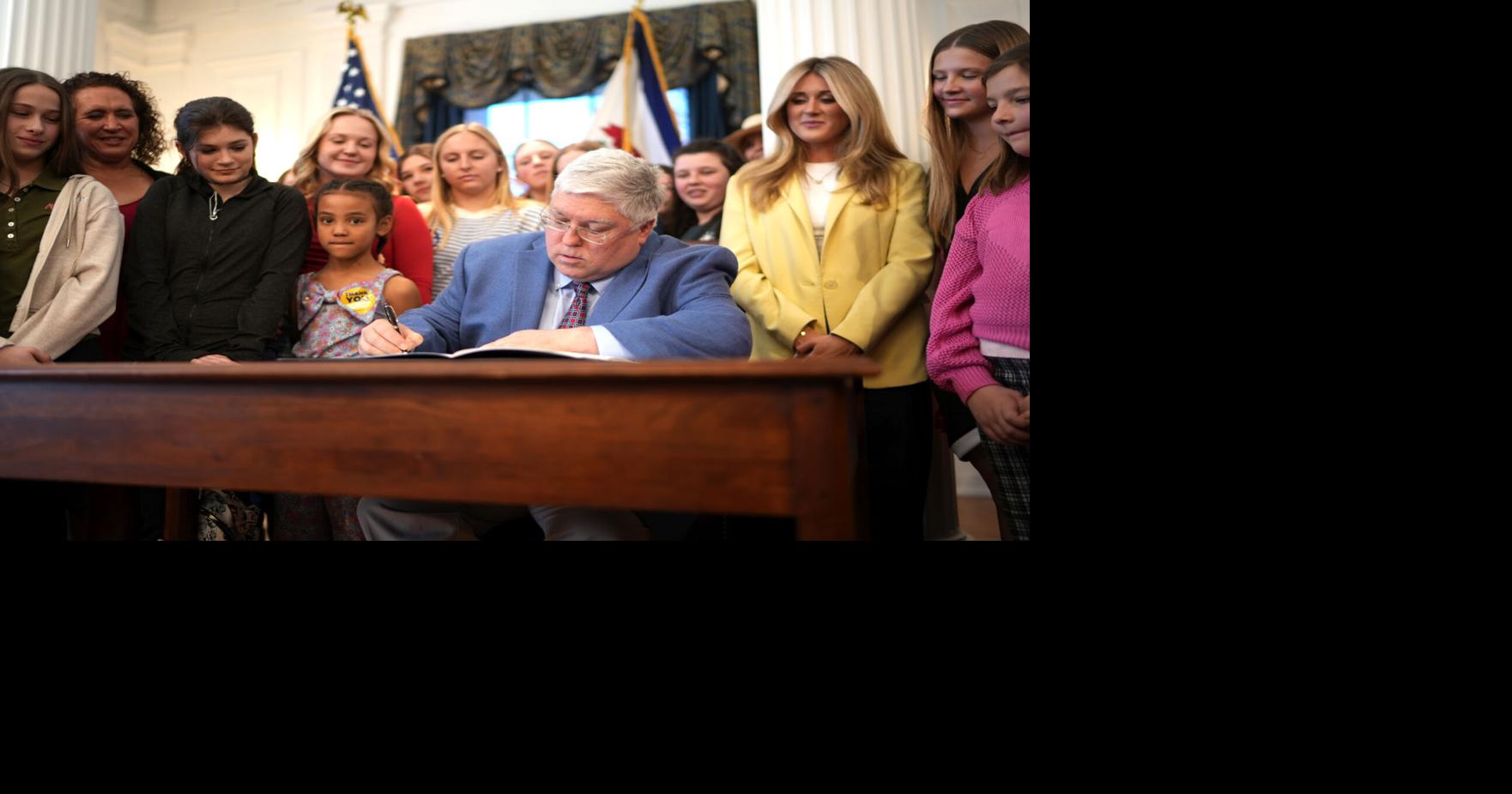 West Virginia governor signs Riley Gaines Act into law | WV News ...