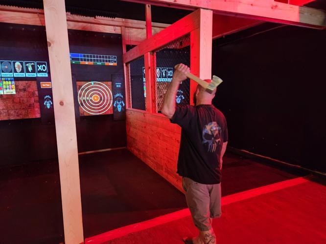 LumberjAxe in Fairmont, West Virginia, provides arcade fun, axe