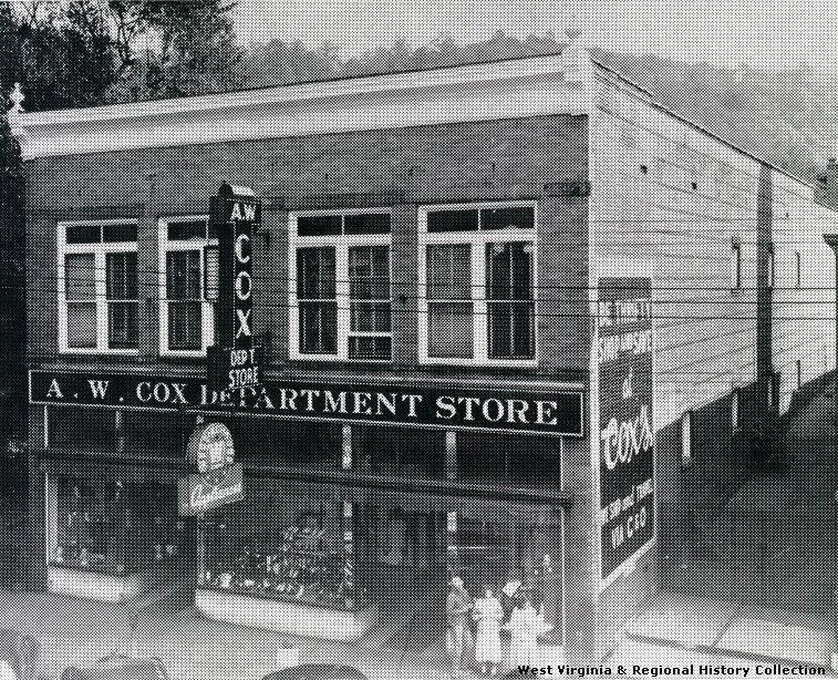 A.W. Cox Department Store in Hinton