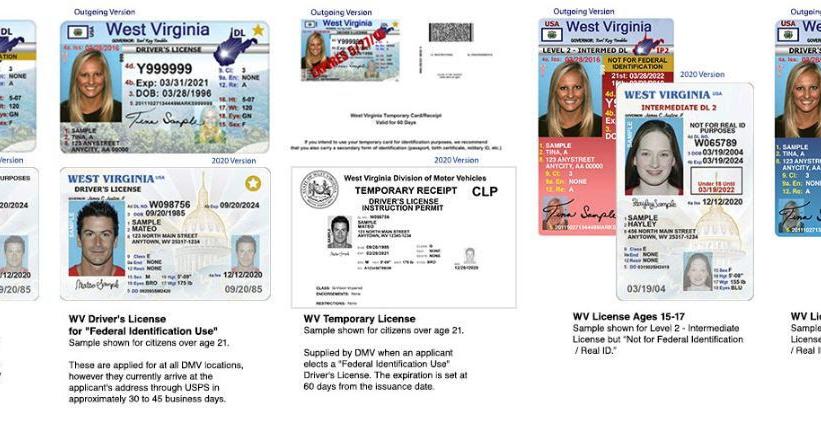 Change in ID law coming Oct. 1, West Virginia DMV commissioner reminds ...