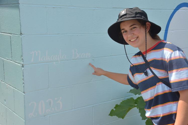 Mural completed to motorists to Jane Lew (West Virginia