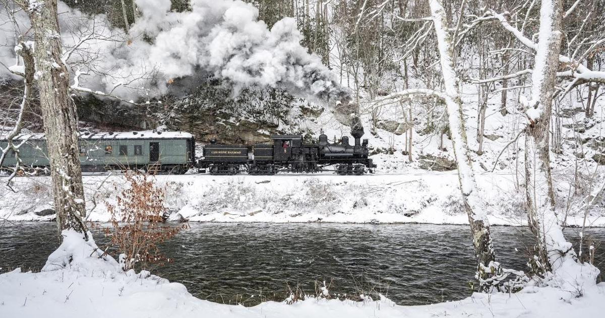 Winter train rides through the Monongahela National Forest available at ...