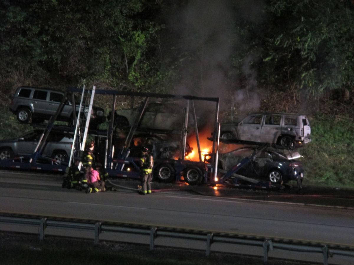 Truck Fire Causes Temporary Shut Down Of I 79 South Near