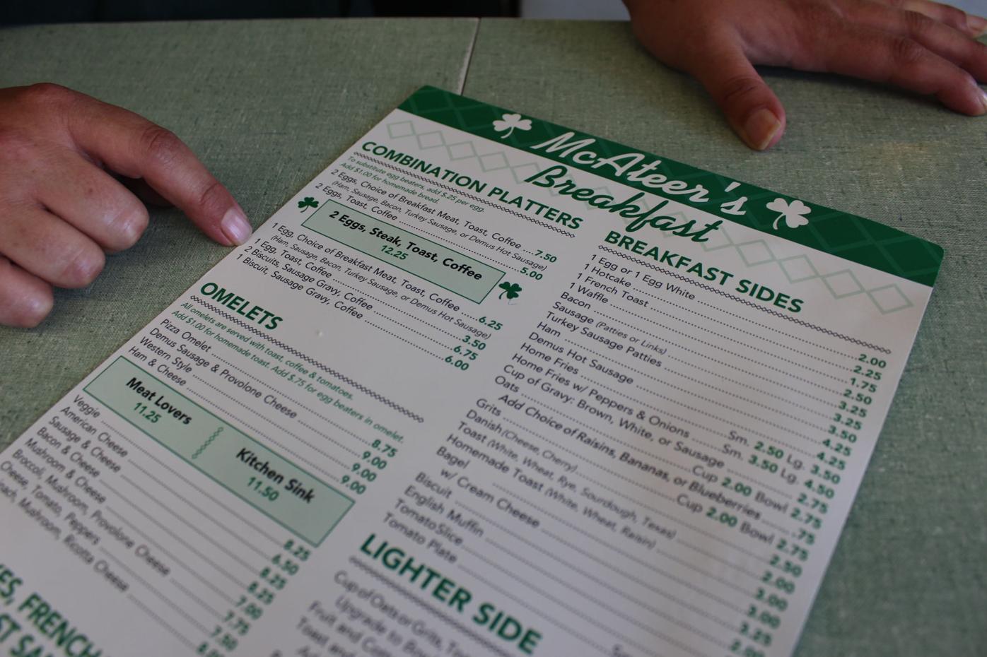 Fairmont, West Virginia's, McAteer's Restaurant braves COVID19