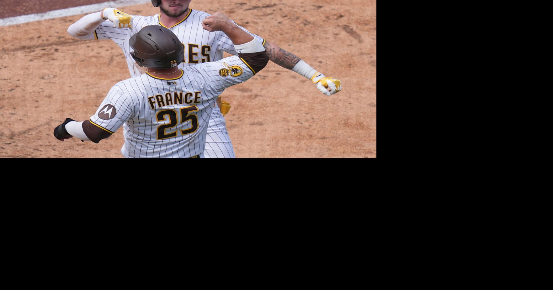 Merrill homers twice and drives in 6 runs in the Padres' 9-2 victory over the Nationals