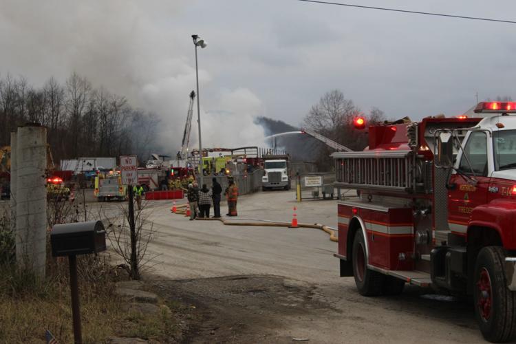 Multiple crews respond to commercial garage fire in Harrison County WV ...