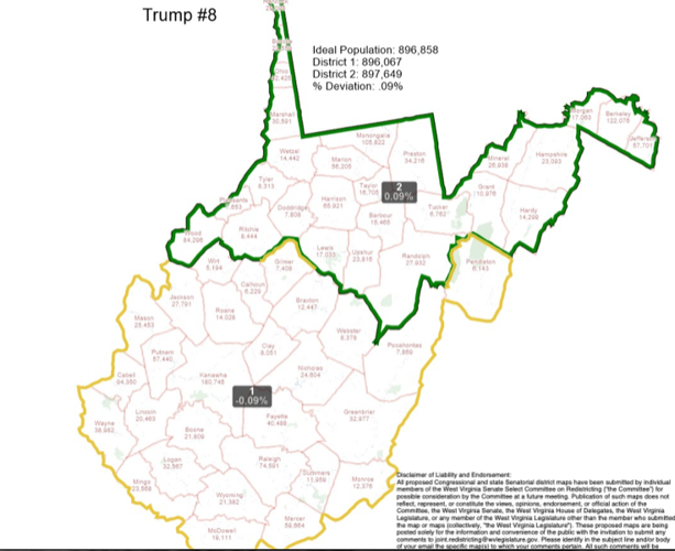 West Virginias Redistricted Congressional Map Complete State Journal 