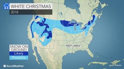 Will Wv Have A White Christmas 2022 Accuweather: Though Unlikely, Parts Of Wv, Us May See A White Christmas | Wv  News | Wvnews.com
