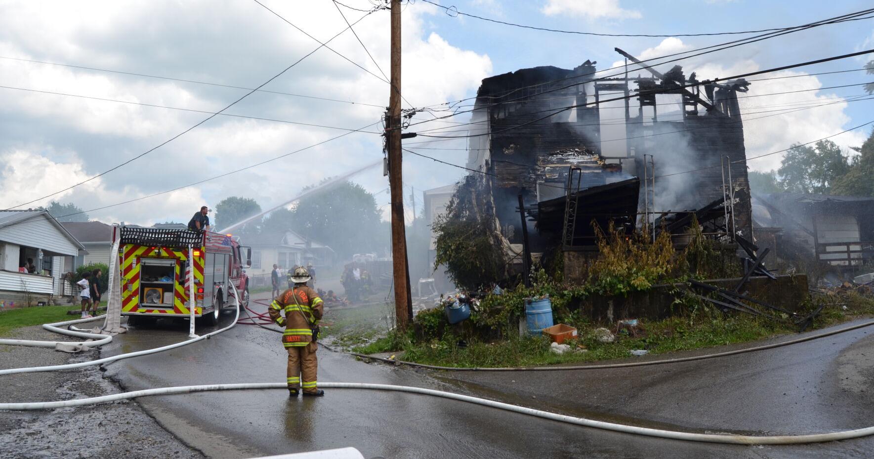 Abandoned residence catches fire Monday in Clarksburg, West Virginia - Vimarsana News