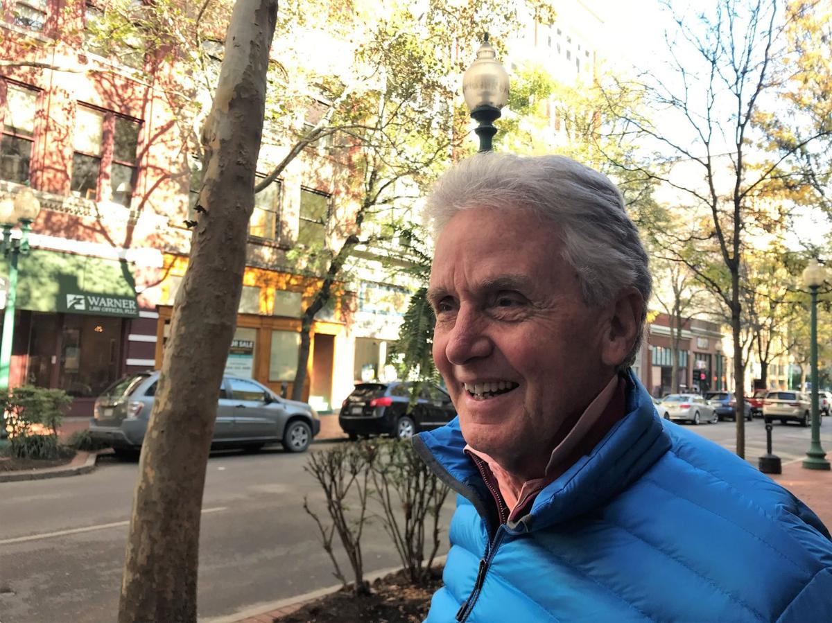 Taking a walk with Gaston Caperton, Former Governor enjoys anonymous