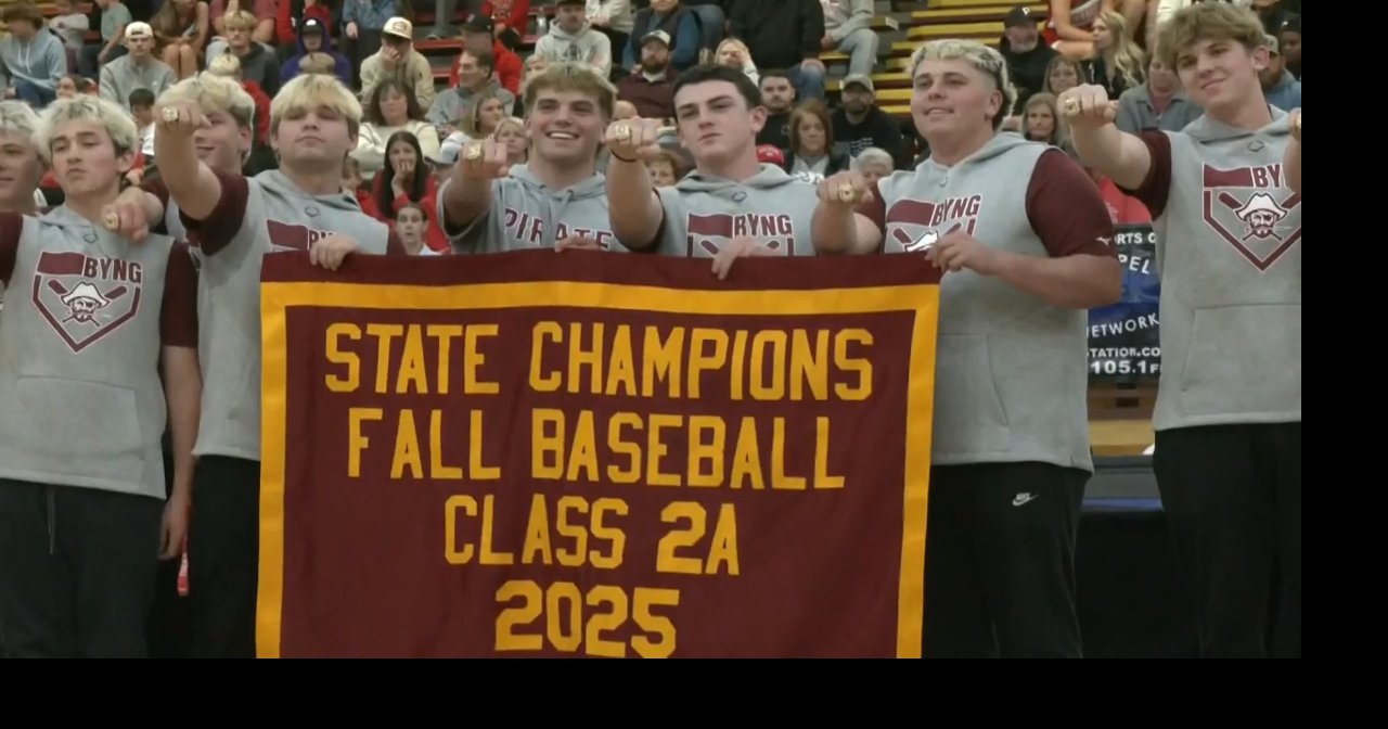 Byng honors 2025 fall baseball state champions