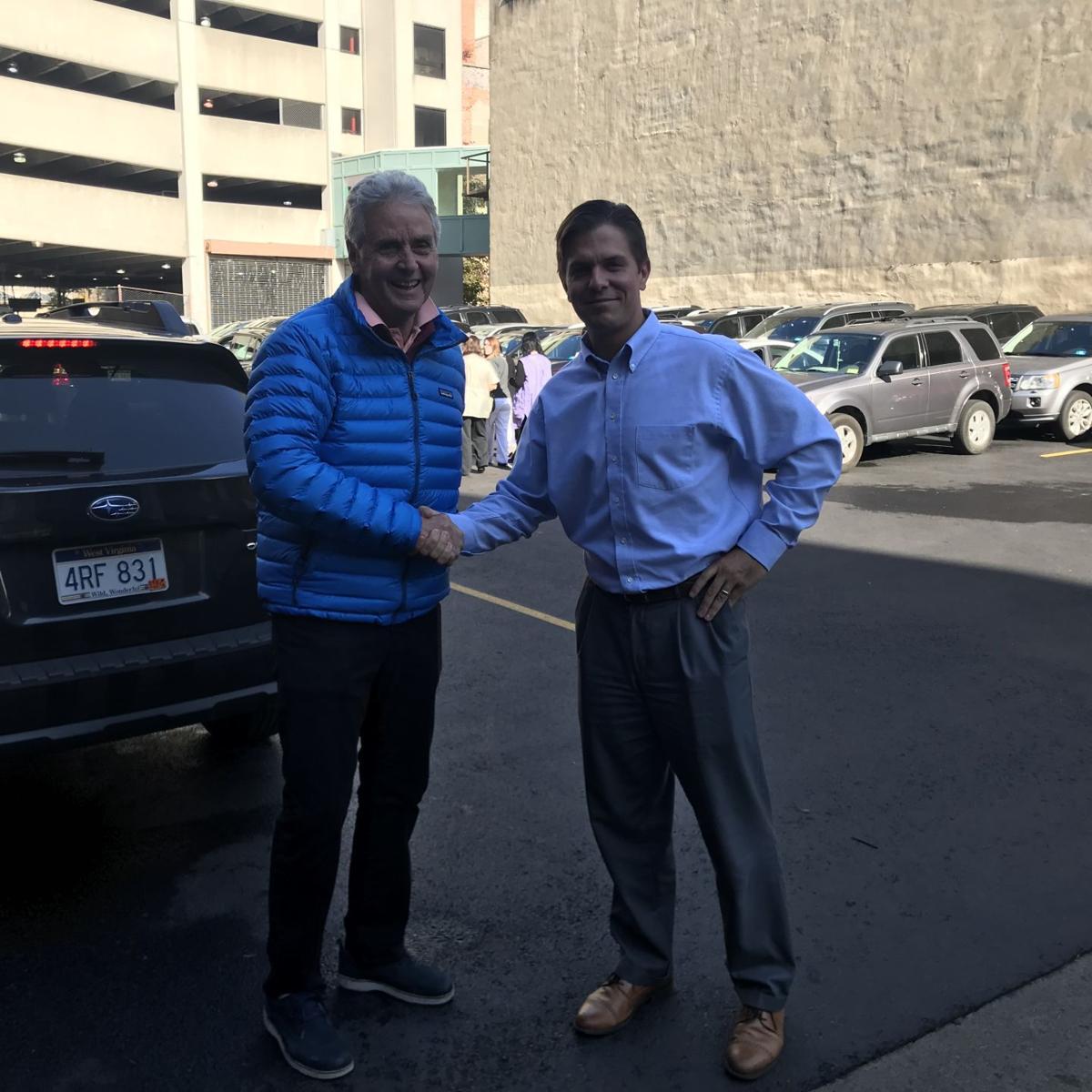 Taking a walk with Gaston Caperton, Former Governor enjoys anonymous