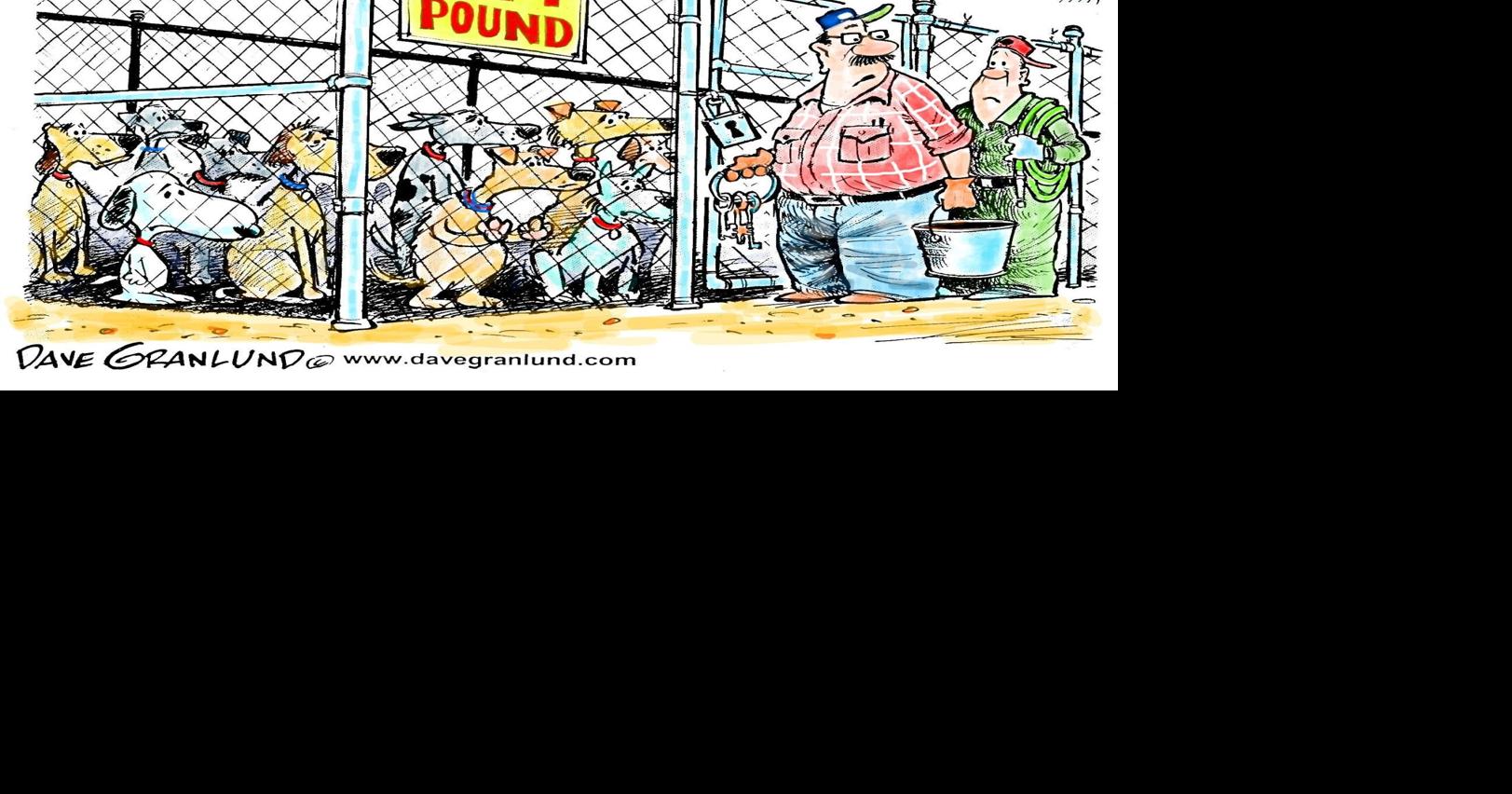 Granlund cartoon Abandoned pets and Christmas Opinion for Mineral