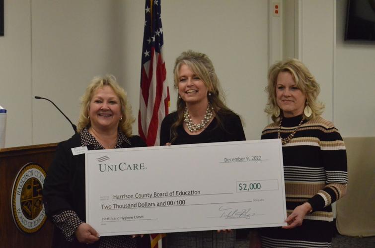 Harrison County (West Virginia) Board of Education receives donation