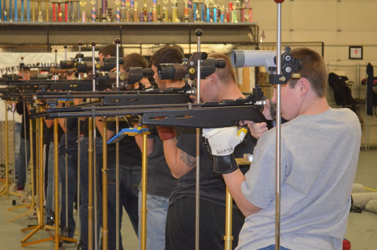 JROTC Air Rifle team competes at JROTC Service Championship, state